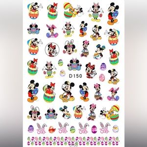 $1 EASTER NAIL STICKER SHEET. NEW. $1 WITH ANY $10 ORDER OR MORE